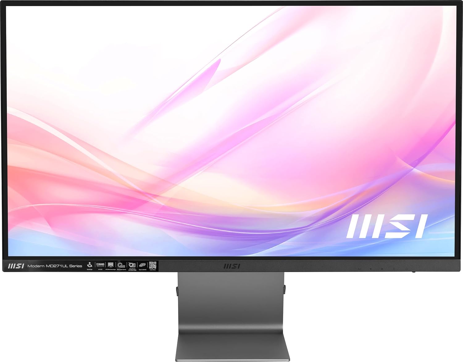 MSI LED Monitor Modern MD271UL 27 MSI LED Monitor Modern MD271UL 27